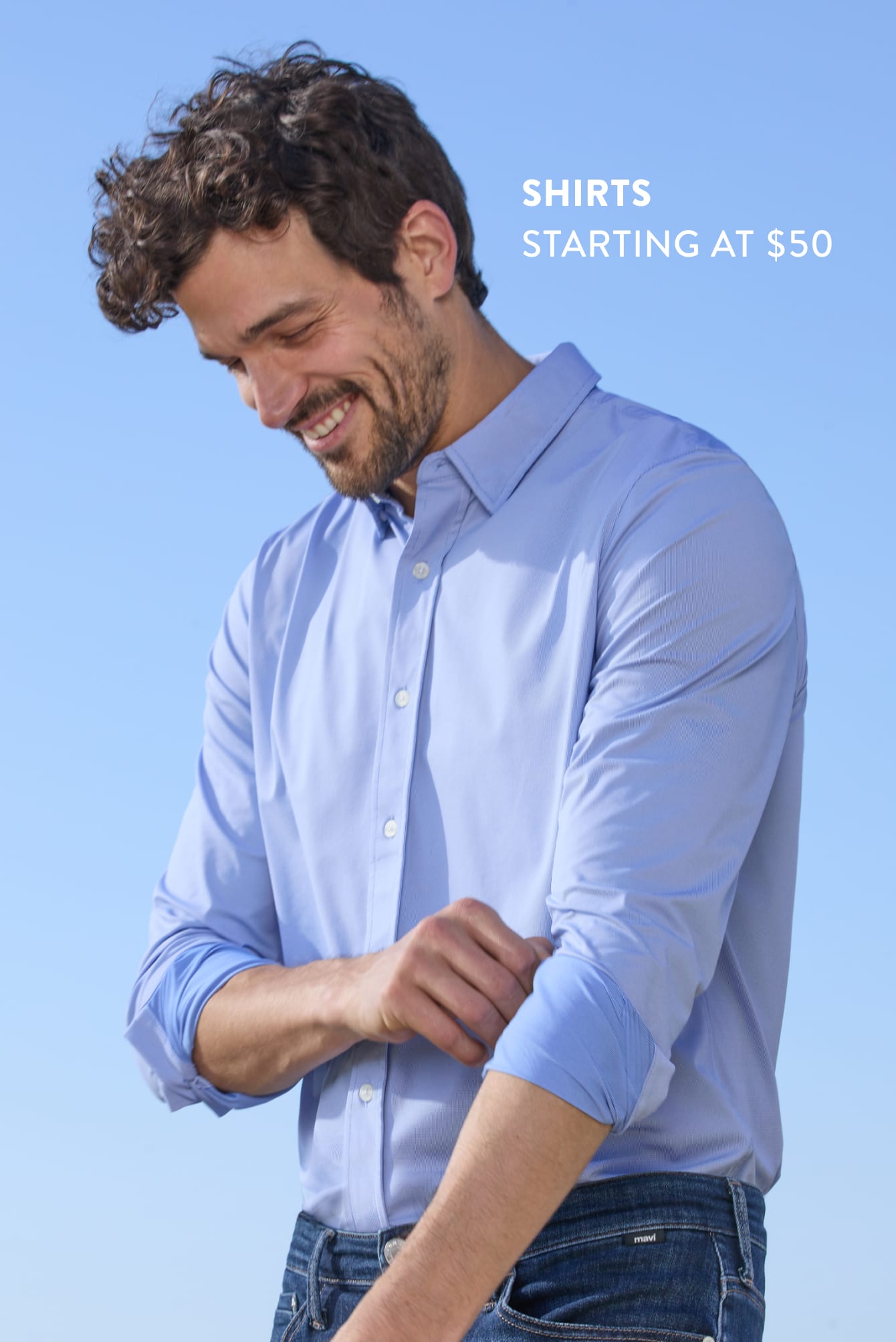 Shirt of man top